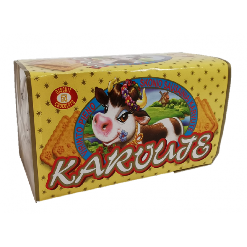 Sausainiai KARVUTĖ virinto pieno skonio 180g