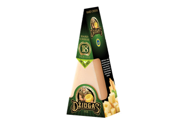 Sūris DŽIUGAS PIQUANT 18mėn. brand. 40% RSM 180g