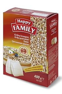 Grikiai Happy Family 4x100 g.(dėž.)