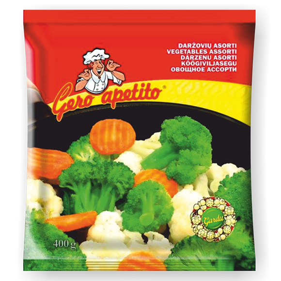 Daržovių mišinys ASORTI 0,4 kg VĖT