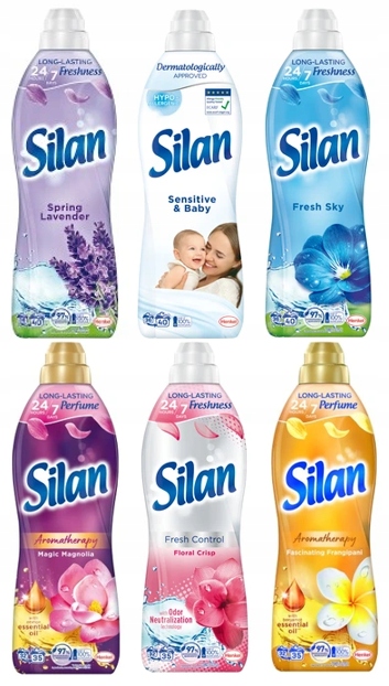 Skalbinių minkštiklis "SILAN" įv. rūšių