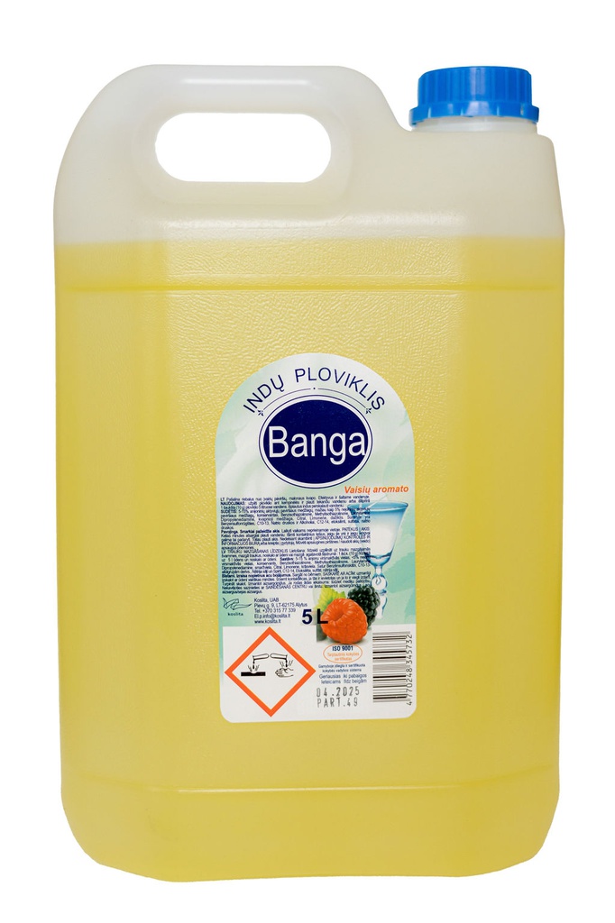 Indų ploviklis BANGA vaisių aromato 5L