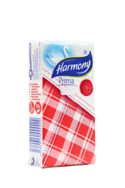 Vienkartinės nosinaitės HARMONY PRIMA 3sl.