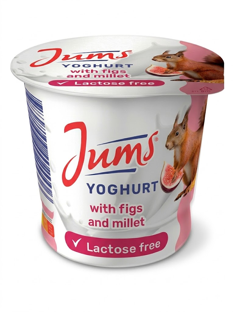 Jogurtas* JUMS su persikais 2,5% rieb. 125g ŽP