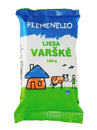 Varškė* liesa PIEMENĖLIO 0,5% 180g. RVN