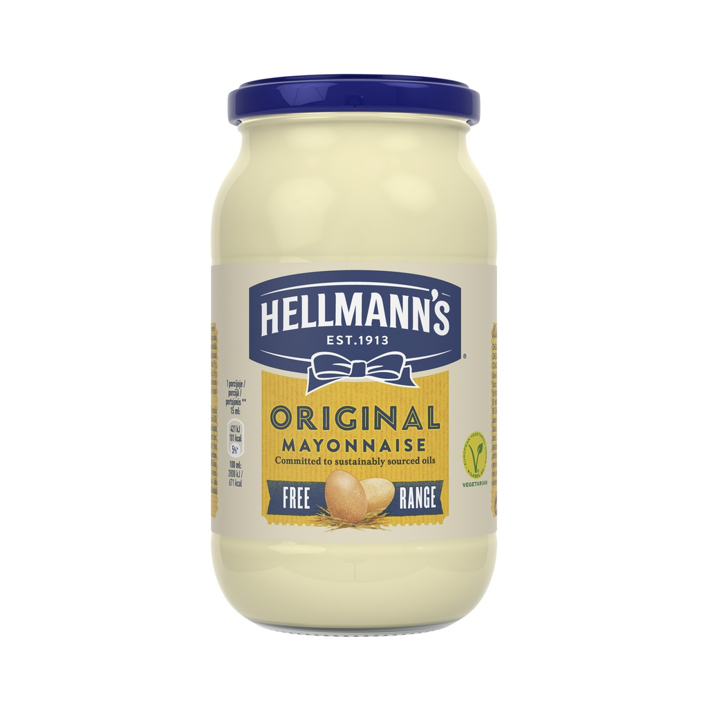 Majonezas HELLMANNS ORIGINAL 405ml/384g EUG