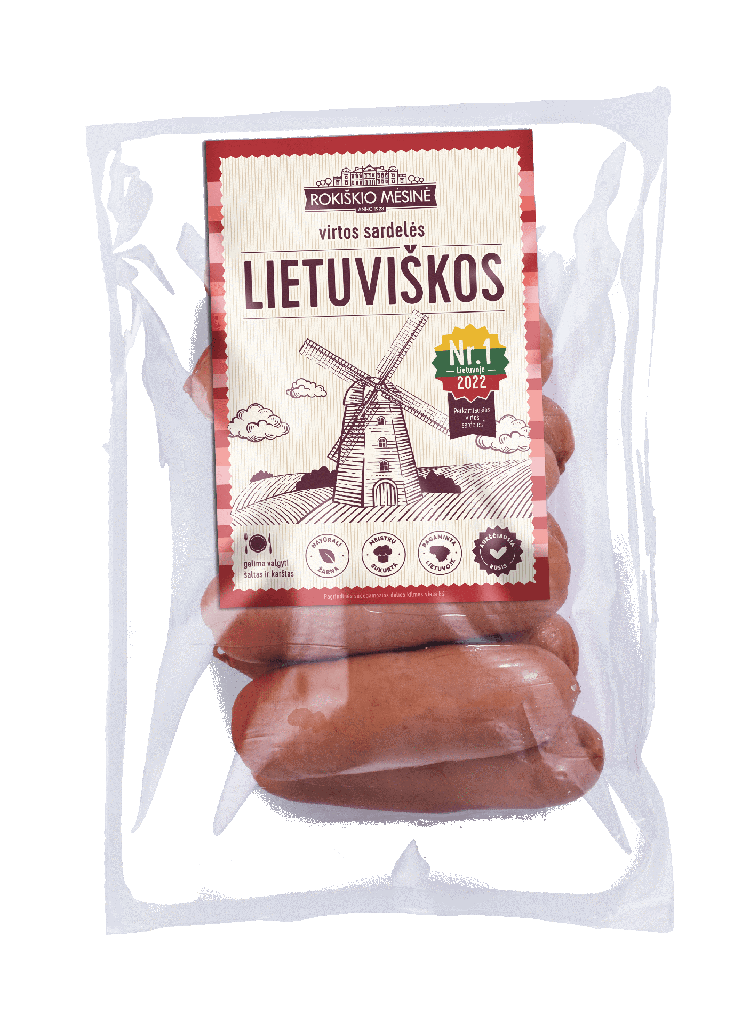 Virtos sardelės LIETUVIŠKOS  fas. duj. a.r. DVD