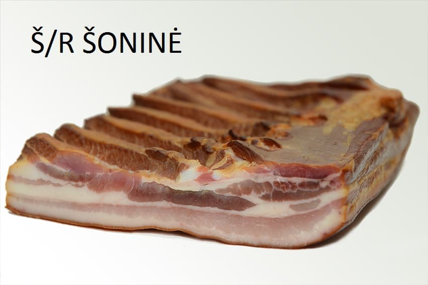 Kiaulienos šoninė š/r ~1kg ALKSD I.r