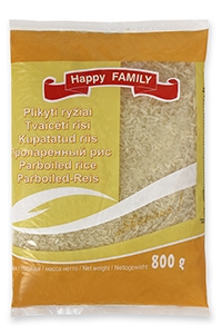 Ryžiai HAPPY FAMILY plikyti 800g.