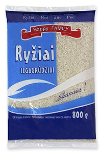 Ryžiai HAPPY Family ilgagrūdžiai 800g