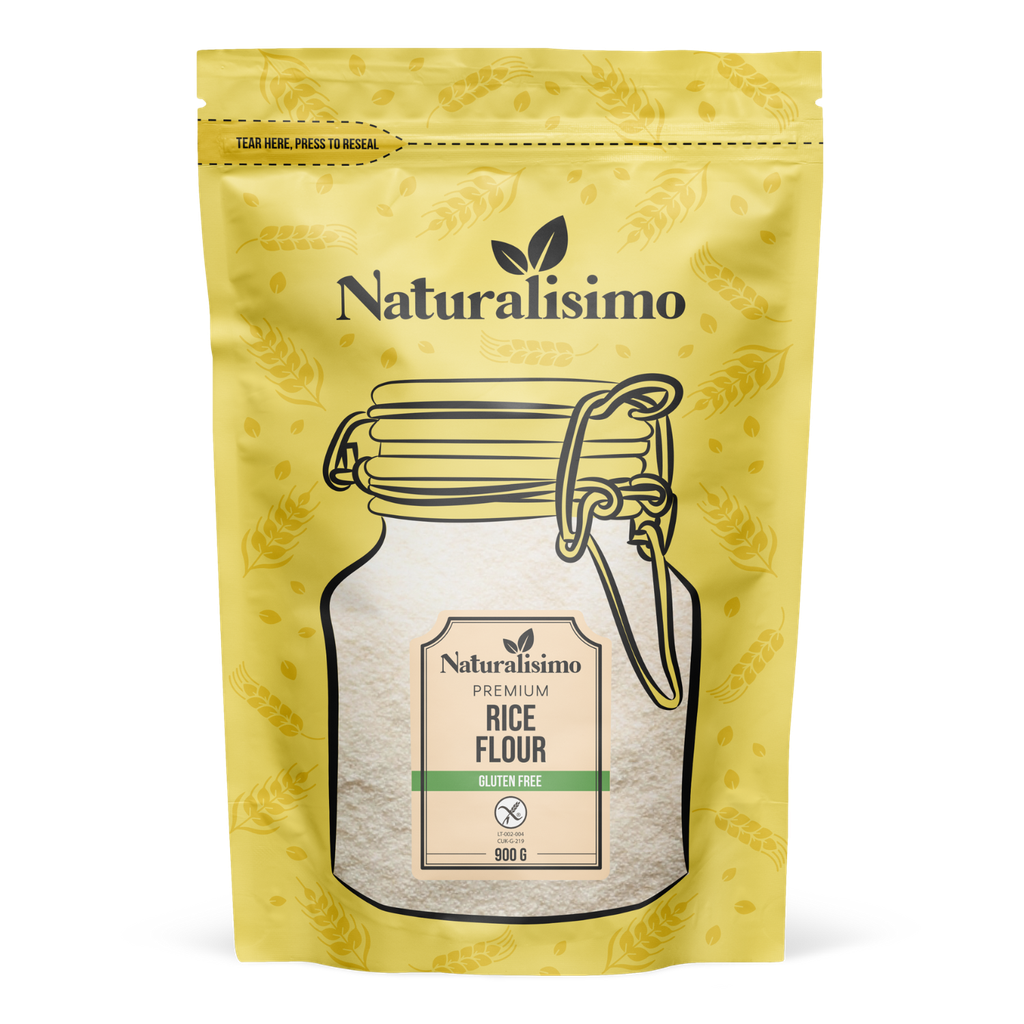 Miltai* ryžių be glitimo NATURALISIMO 900g