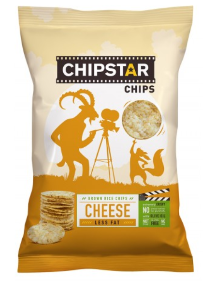 Traškučiai ryžių CHIPSTAR CHIPS sūrio sk. 60g