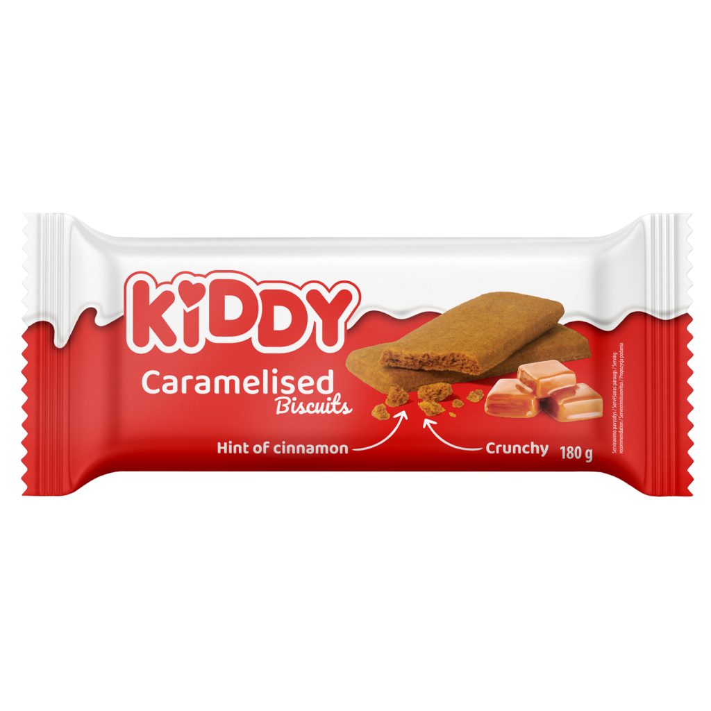 Sausainiai KIDDY karamelizuoti 180g