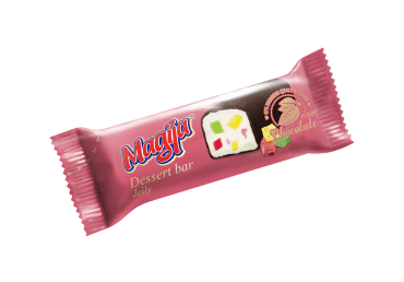 Glaistytas varškės sūrelis "MAGIJA" su želė gab.24% 45g