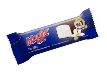 Glaistytas varškės sūrelis MAGIJA vanilinis 24% 45g ŽP