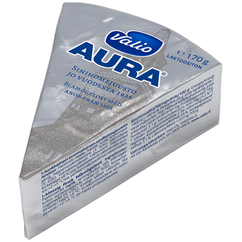 Sūris su mėlynuoju pelėsiu AURA 29% 170g VAL