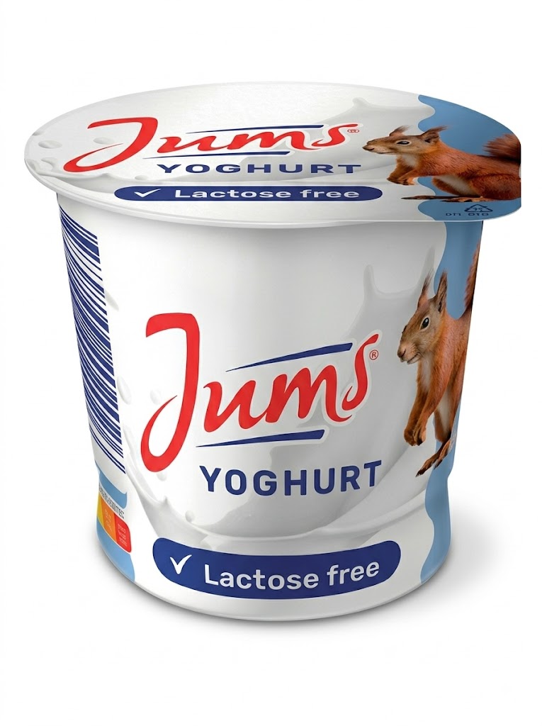 Jogurtas natūralus "Jums"  2,8% rieb. 125g ŽP
