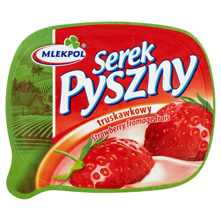 Desertinė varškė braškių skonio 6.5% 140g LMD