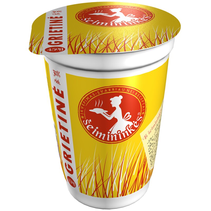 Grietinė ŽEMAITIJOS 30% 400g ŽP