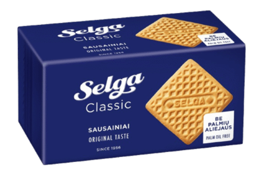 SELGA sausainiai klasikiniai 180g