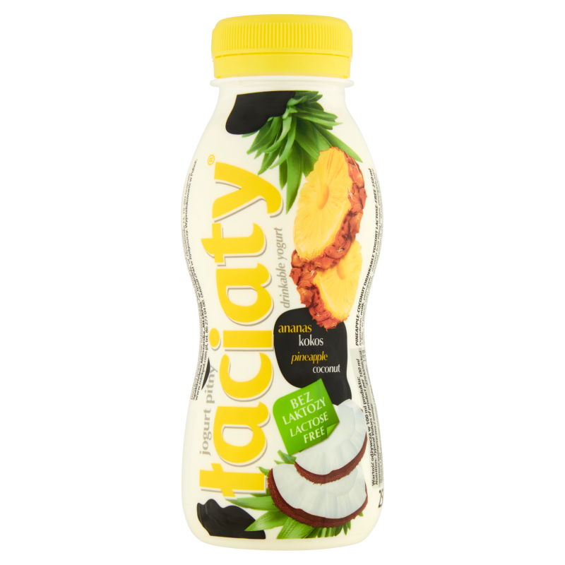 Jogurt.geriamas ananasų ir kokosų sk.be lakt.250ml LMD