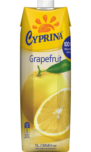Sultys CYPRINA greipfrutų 100% 1L LMD