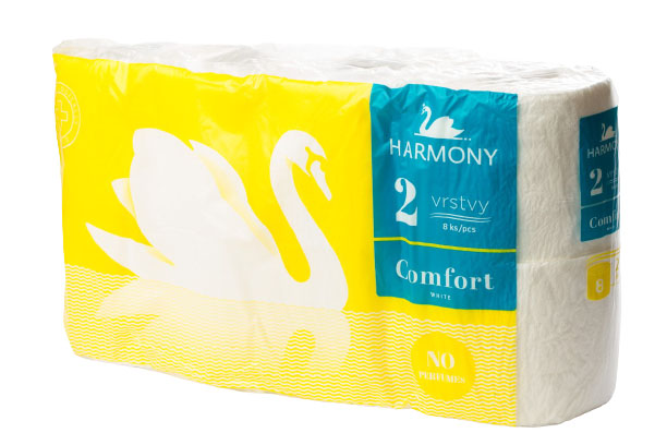 Tual.popierius HARMONY COMFORT 8vnt