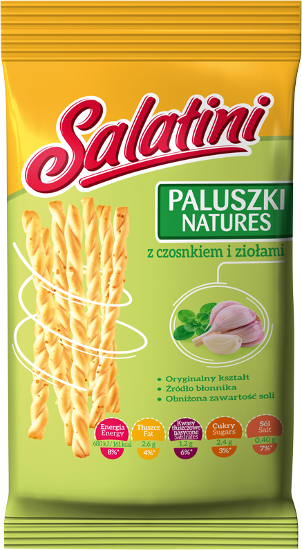 SU ČESNAKU LAZDELĖS SALATINI 40g
