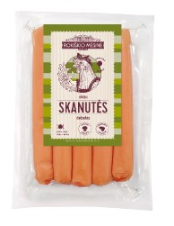 Skanutės virtos dešrelės I.r  260 g