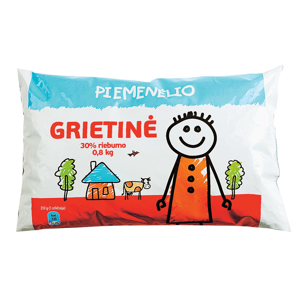 Grietinė "Piemenėlio" 30 proc. 800g