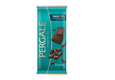 PERGALĖ Juodasis šokoladas 72% 85 g