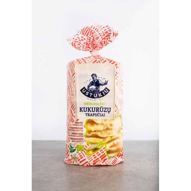 EKO kukurūzų trapučiai 100g./16vnt.