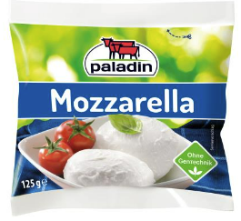 Sūris Mozzarella 45% , 220/125 g