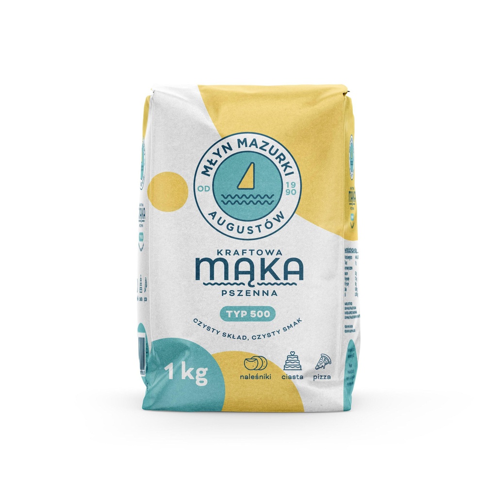 Kvietiniai miltai 550 1kg. MAZ