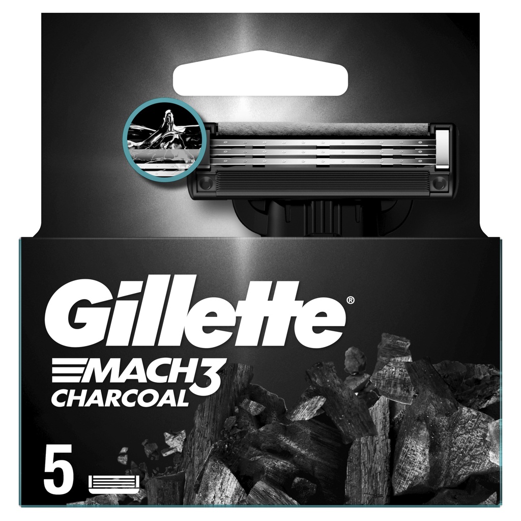 Gillette Mach3 skustuvo galvutės (5 galv)