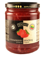 Uogienė braškių RIVONA 49,4% 580 g.