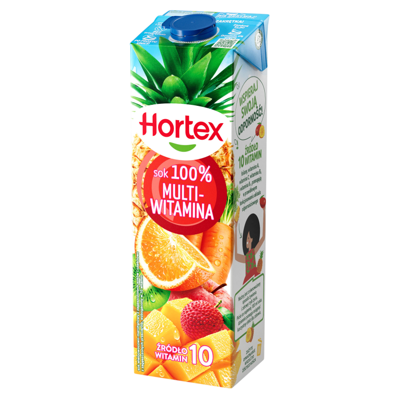 Sultys įvairių vaisių 100% Hortex