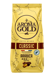 Kavos pupelės AROMA GOLD CLASSIC, 1kg RFA