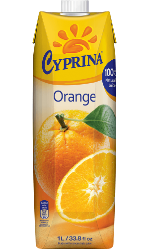 Sultys* apelsinų 100% "CYPRINA" 1L LMD