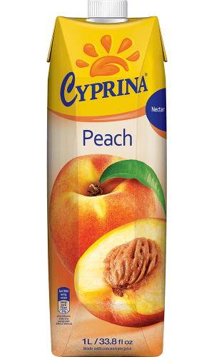 Nektaras persikų 50% "CYPRINA" 1L LMD